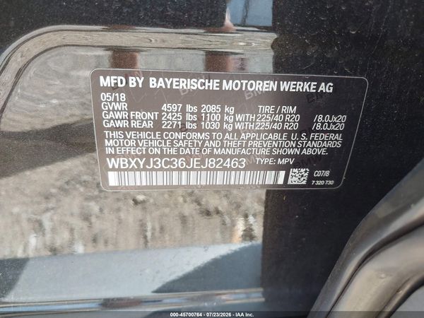 2018 BMW X2 SDRIVE28I