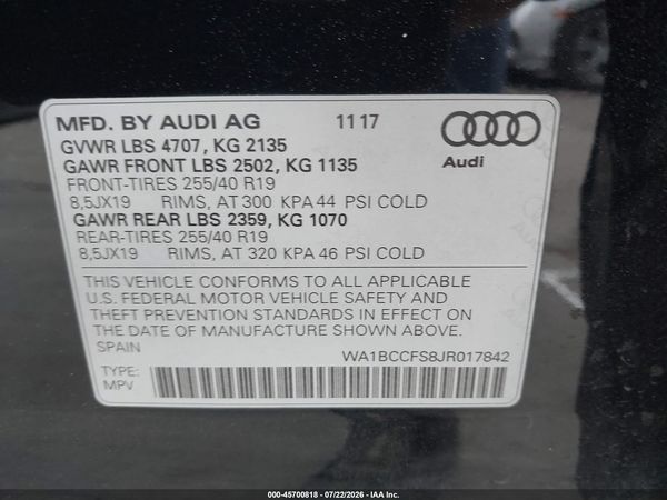 2018 AUDI Q3
