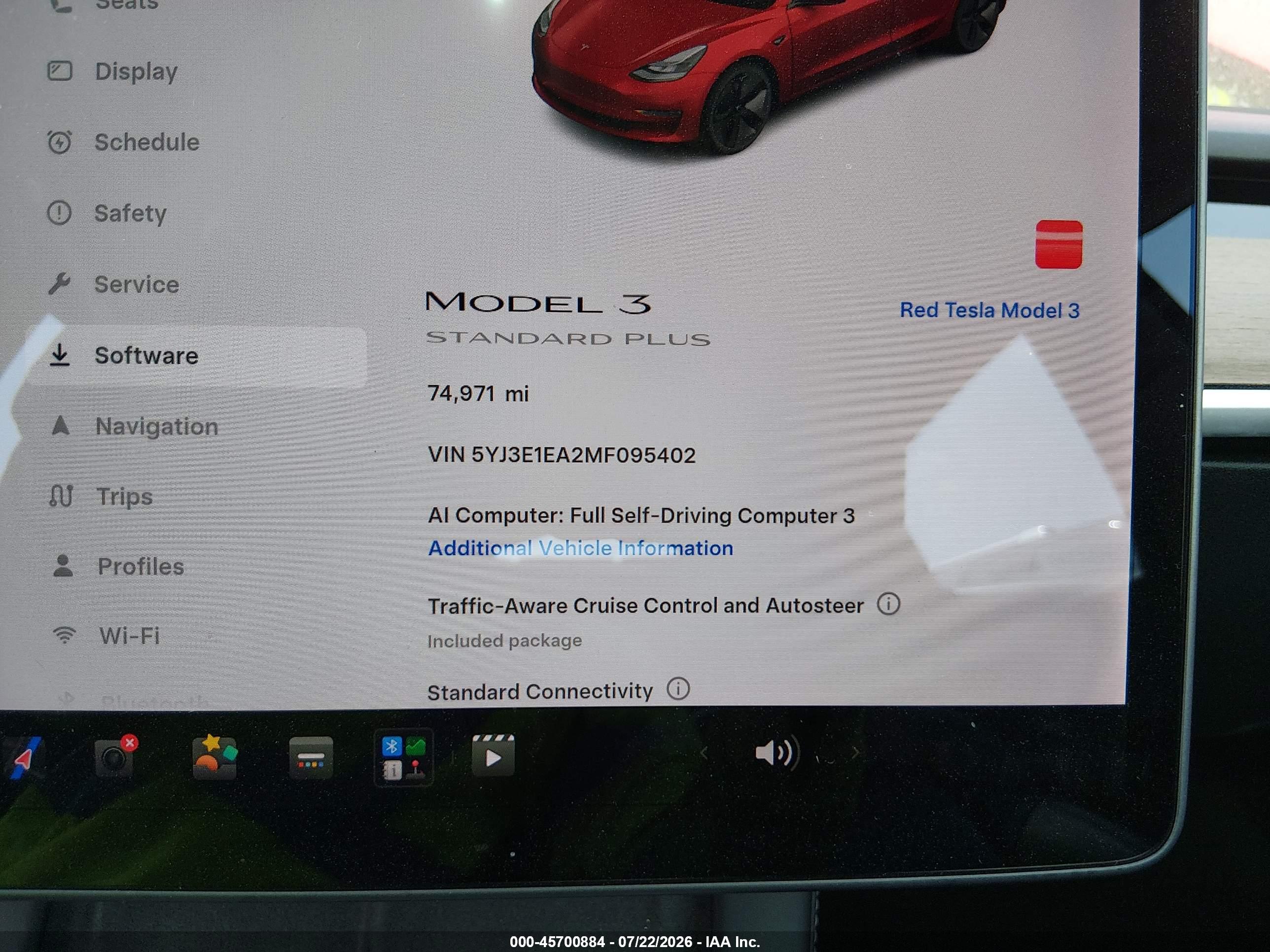 2021 TESLA MODEL 3