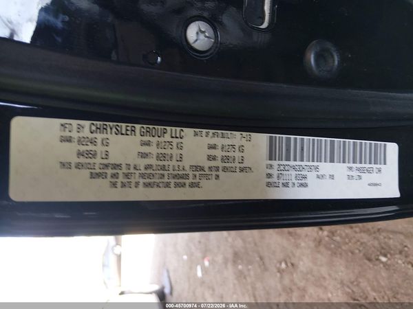 2013 DODGE CHALLENGER SXT