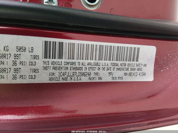 2020 JEEP CHEROKEE LATITUDE PLUS FWD