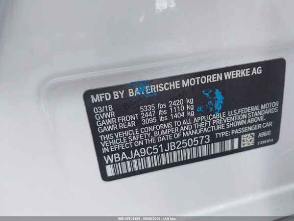 2018 BMW 530E IPERFORMANCE