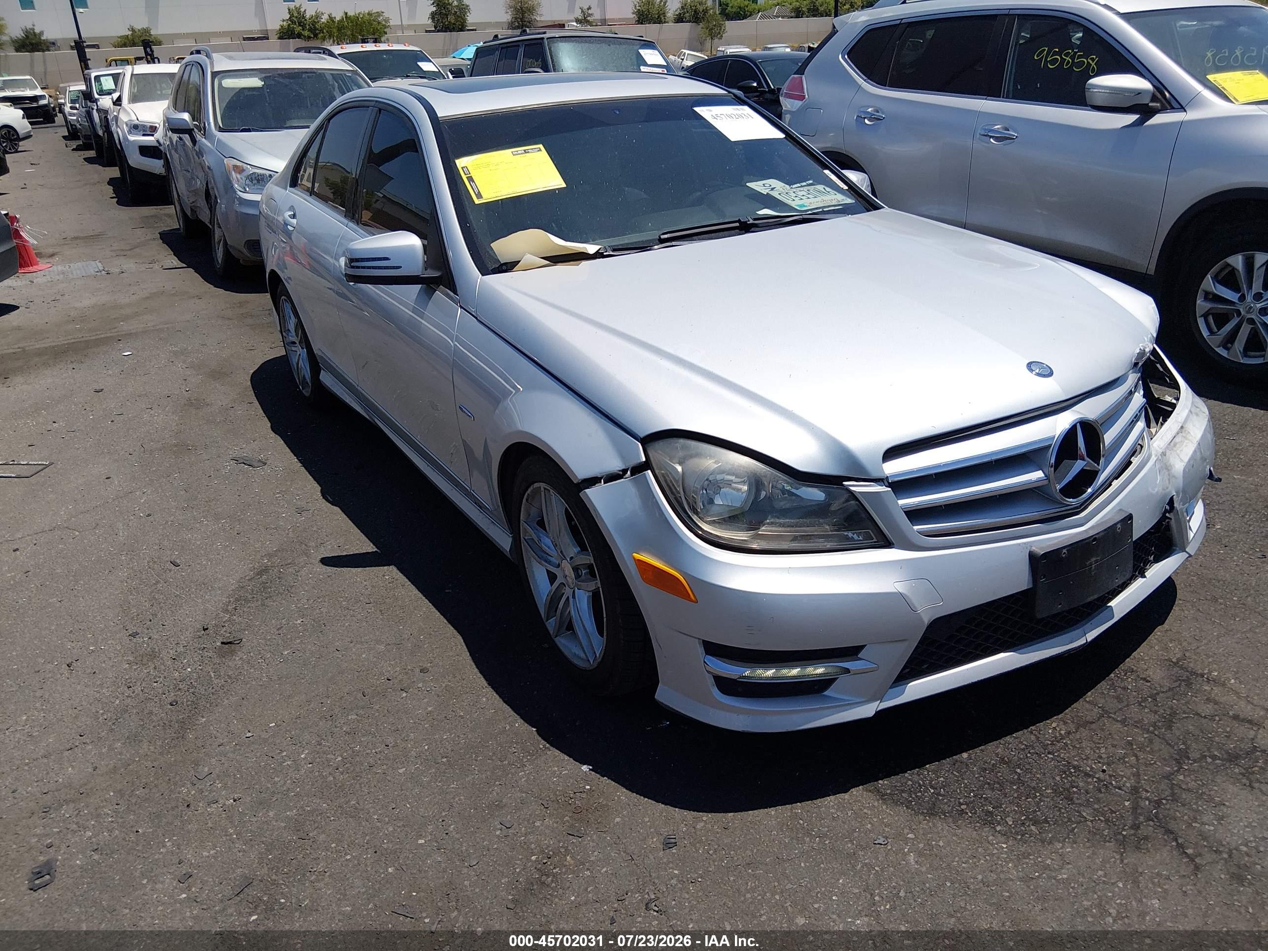 2012 MERCEDES-BENZ C 250 LUXURY/SPORT