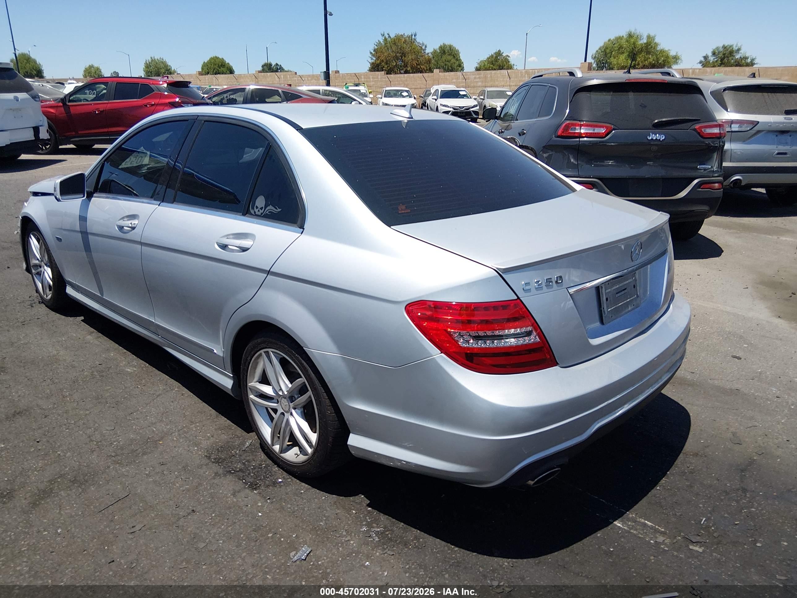 2012 MERCEDES-BENZ C 250 LUXURY/SPORT