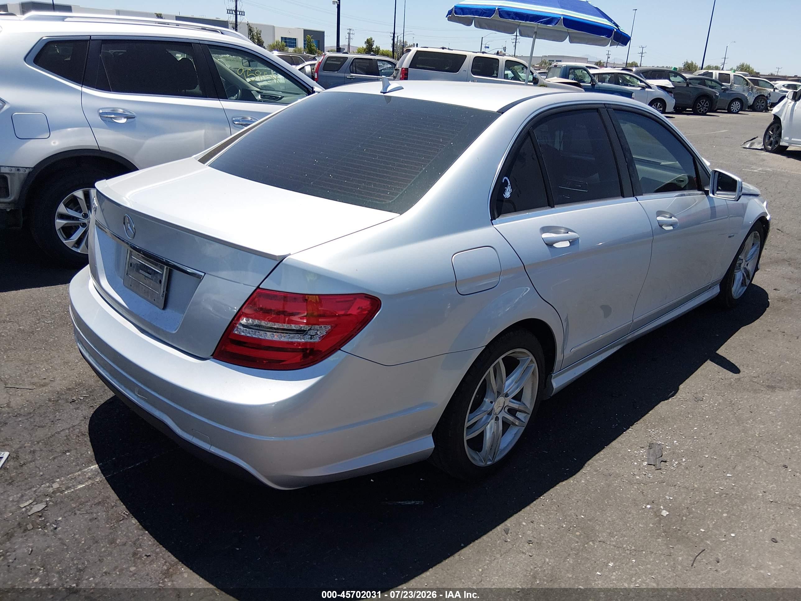 2012 MERCEDES-BENZ C 250 LUXURY/SPORT
