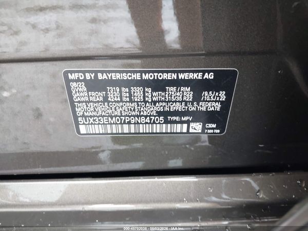 2023 BMW X7 M60I
