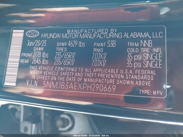 2023 HYUNDAI TUCSON SEL