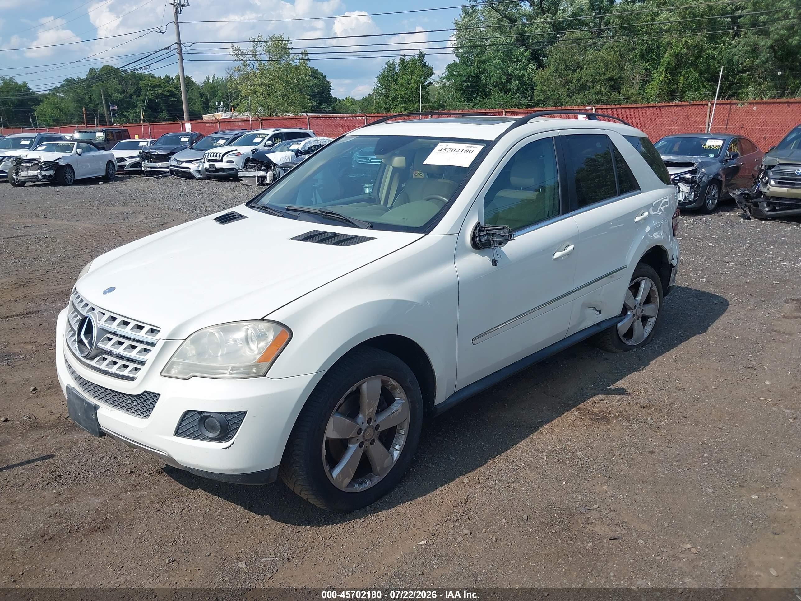 2010 MERCEDES-BENZ ML 350 ML350 4-MATIC