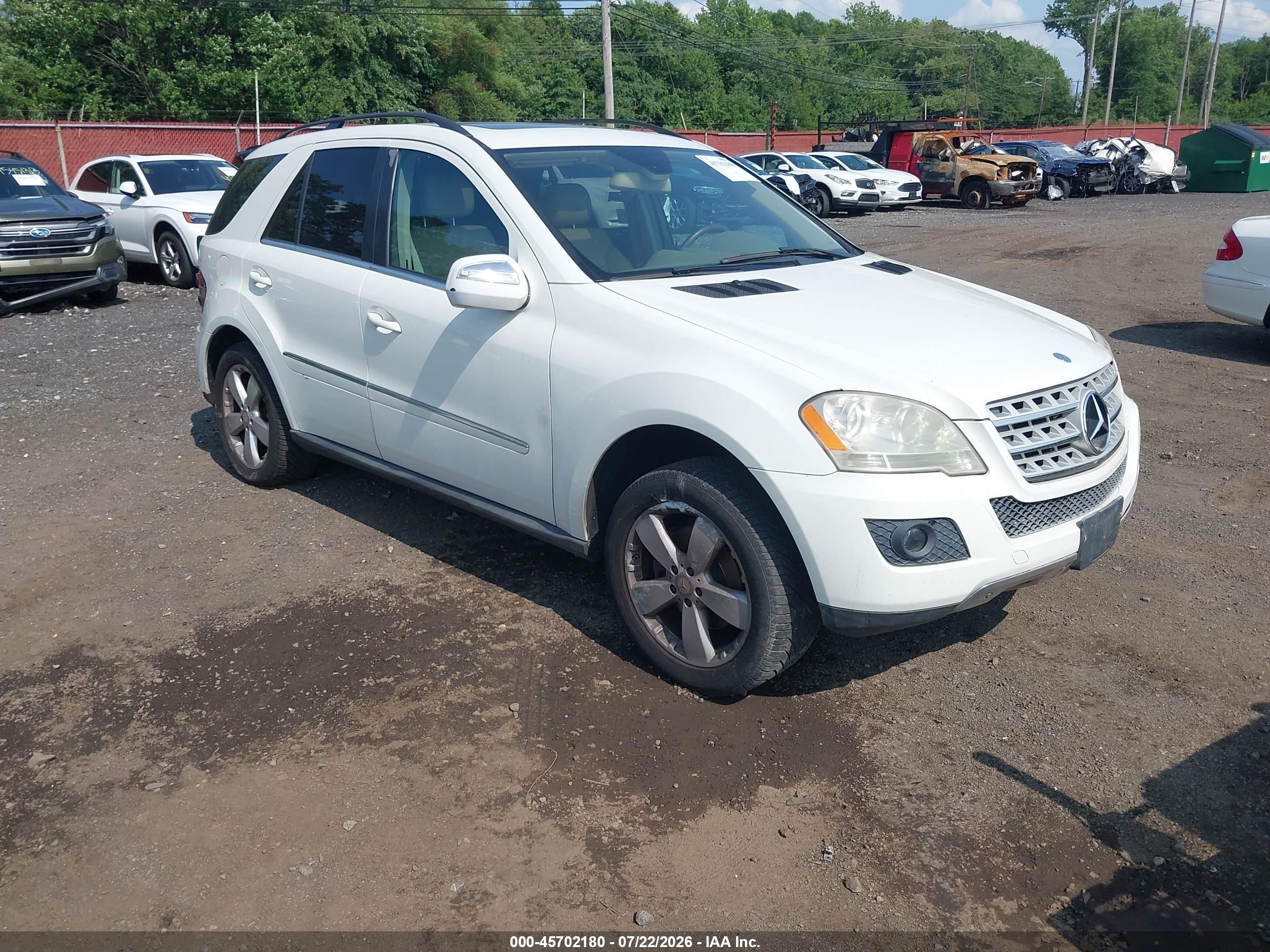 2010 MERCEDES-BENZ ML 350 ML350 4-MATIC
