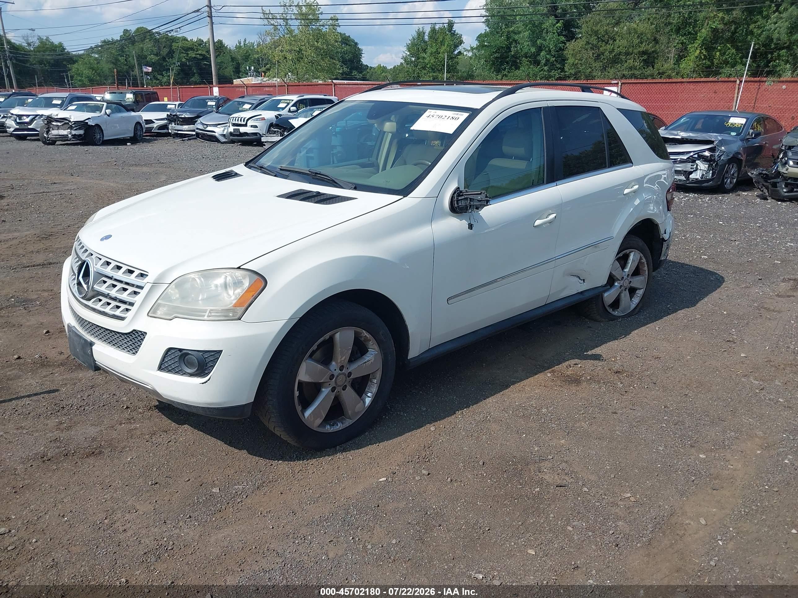 2010 MERCEDES-BENZ ML 350 ML350 4-MATIC