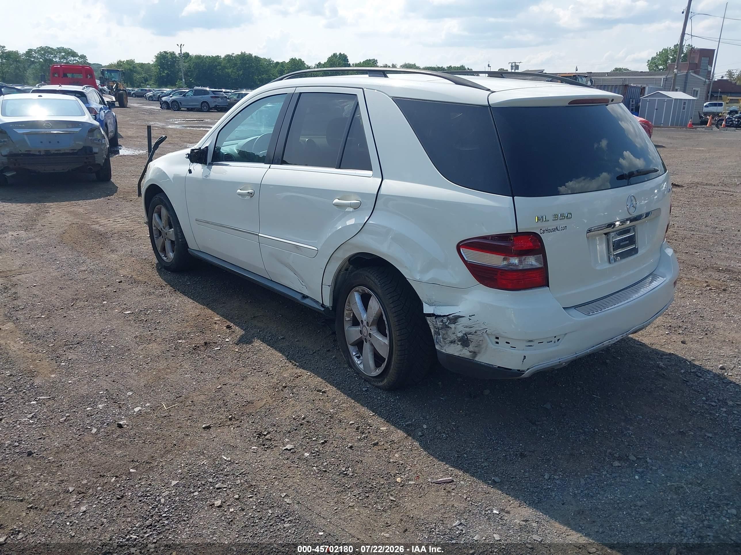 2010 MERCEDES-BENZ ML 350 ML350 4-MATIC