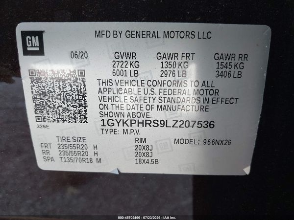 2020 CADILLAC XT6 AWD SPORT