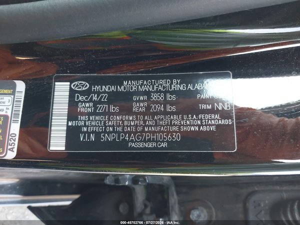 2023 HYUNDAI ELANTRA LIMITED