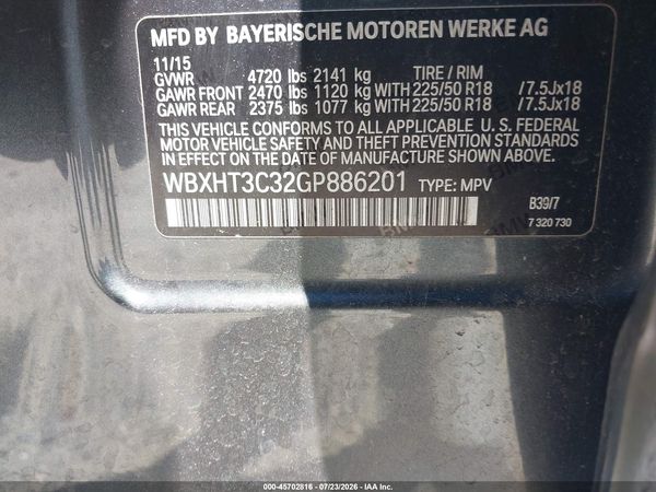 2016 BMW X1 XDRIVE28I