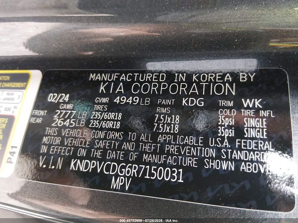 2024 KIA SPORTAGE HYBRID EX
