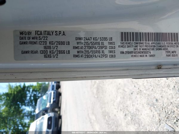 2022 RAM PROMASTER CITY CARGO VAN