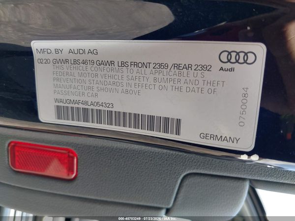2020 AUDI A4