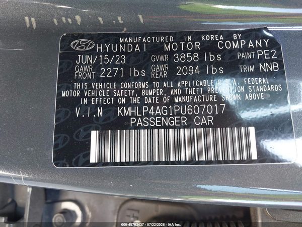 2023 HYUNDAI ELANTRA LIMITED