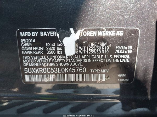 2014 BMW X5 XDRIVE35I