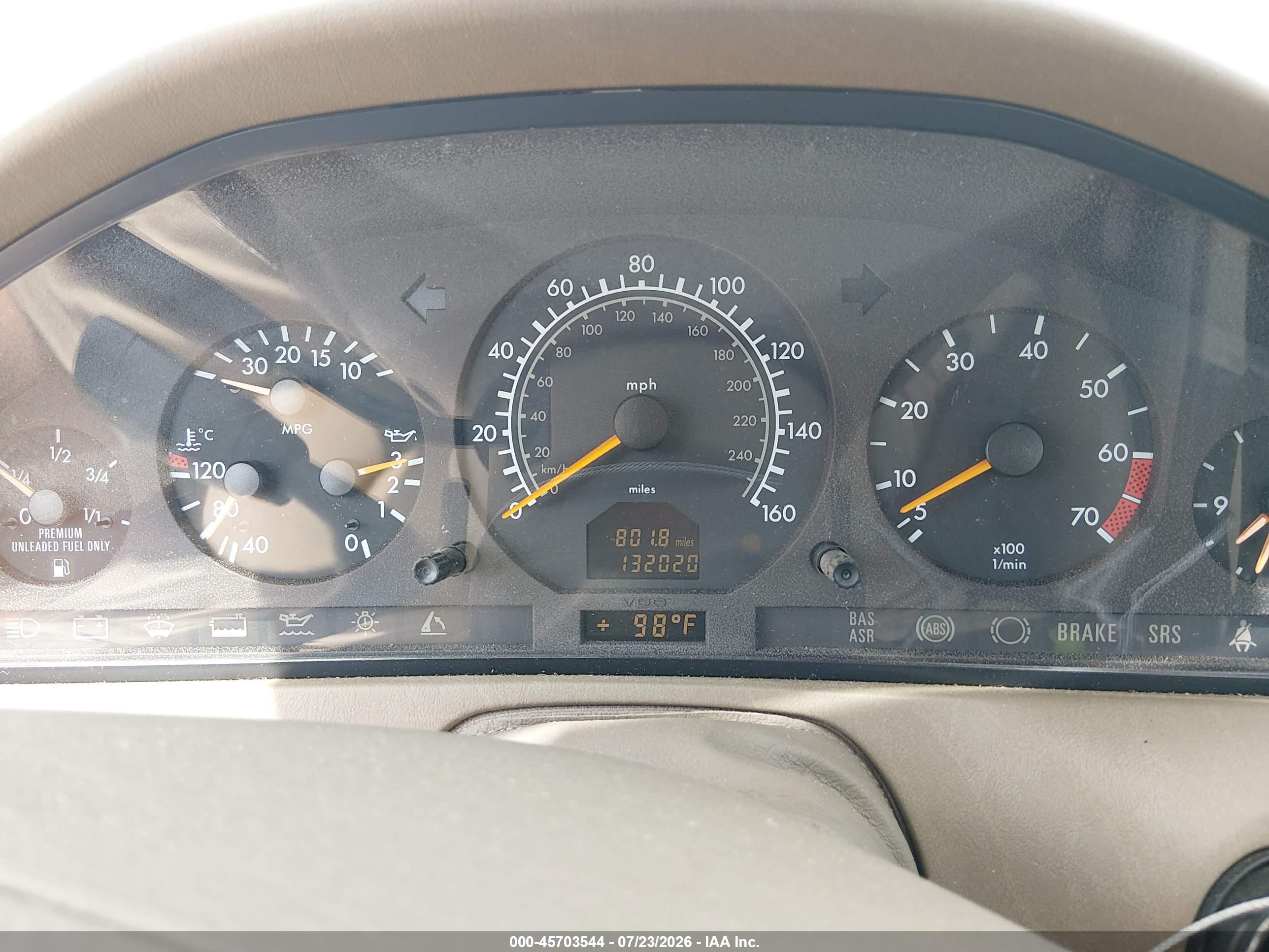 1998 MERCEDES-BENZ SL 500 SL500