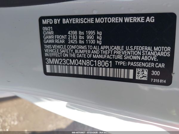 2022 BMW 230 I