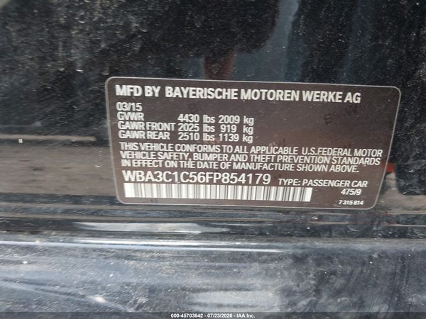 2015 BMW 328I