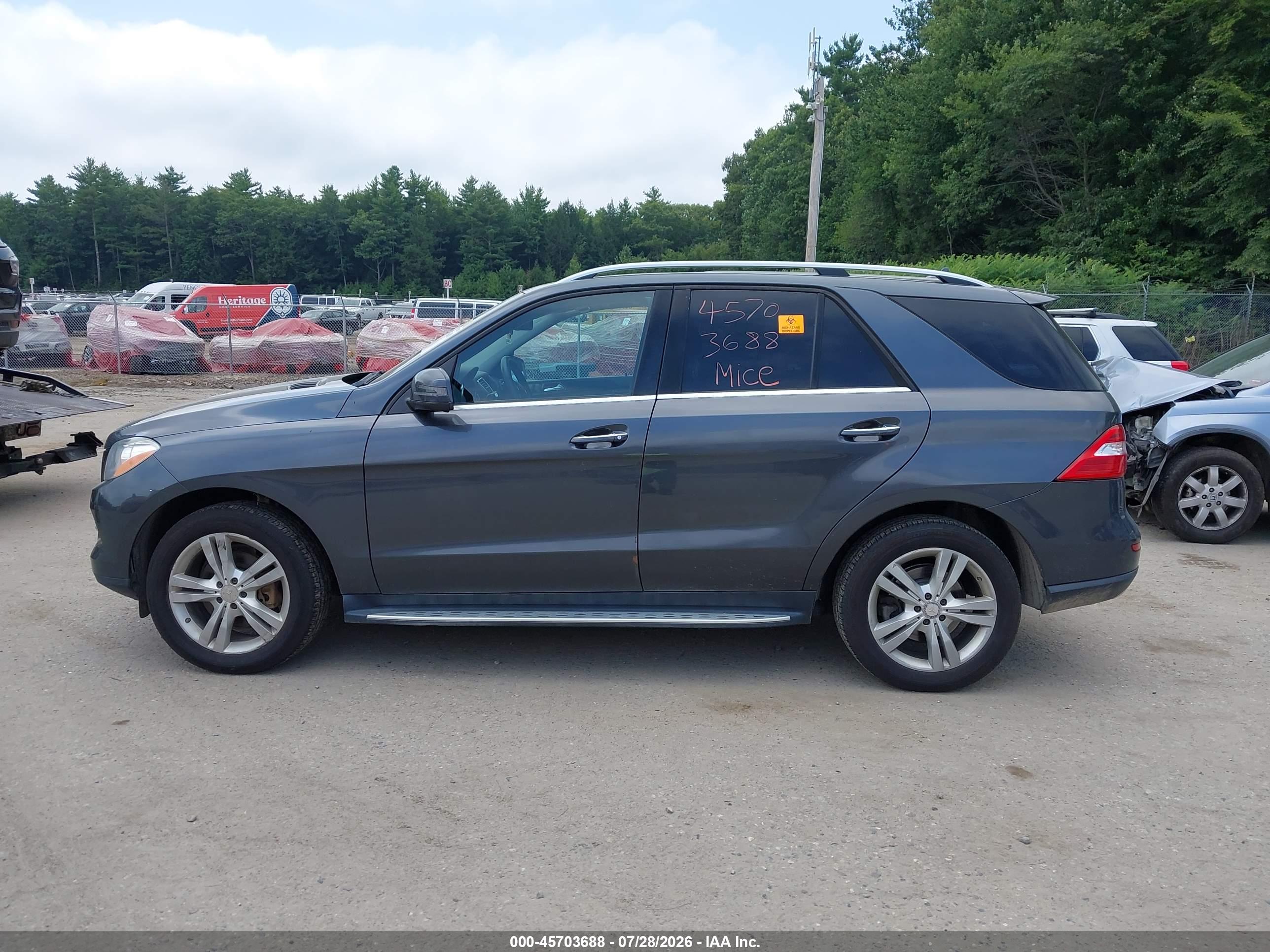 2015 MERCEDES-BENZ ML 250 BLUETEC 4MATIC