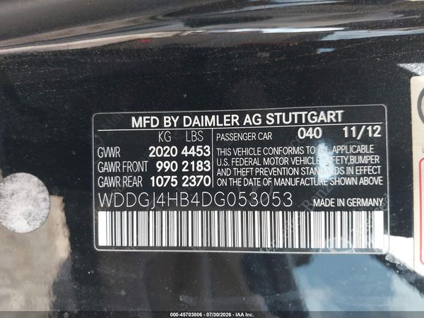 2013 MERCEDES-BENZ C 250 C250