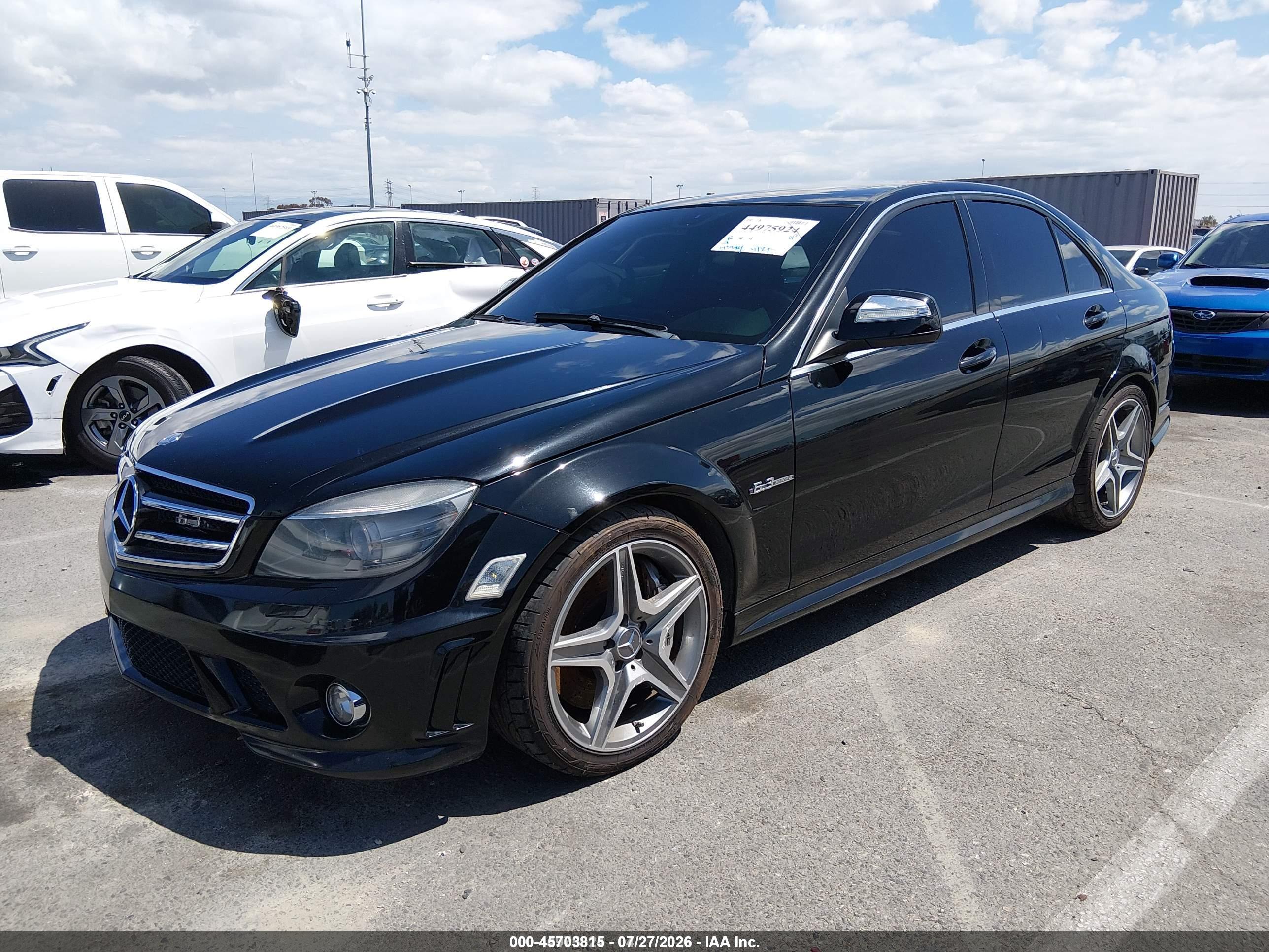 2009 MERCEDES-BENZ C 63 AMG C63 AMG