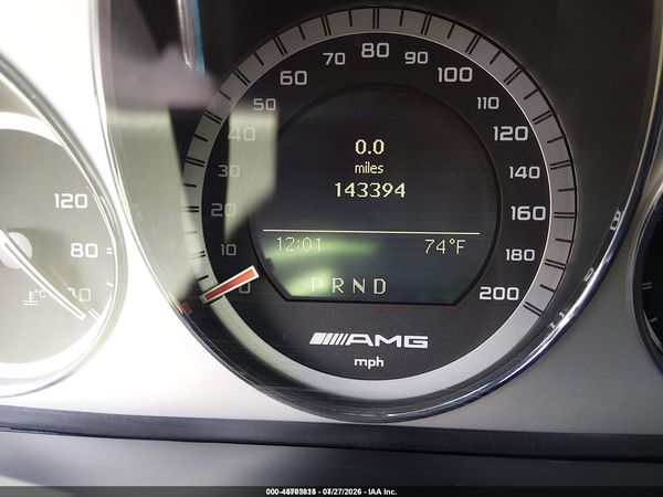 2009 MERCEDES-BENZ C 63 AMG C63 AMG
