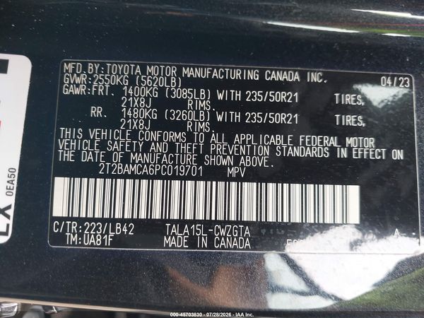 2023 LEXUS RX 350 PREMIUM PLUS