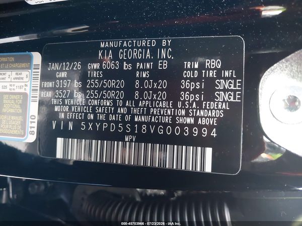 2027 KIA TELLURIDE SX