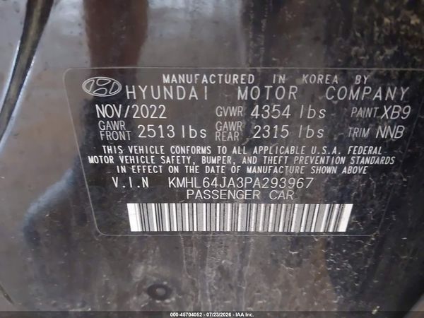 2023 HYUNDAI SONATA SEL