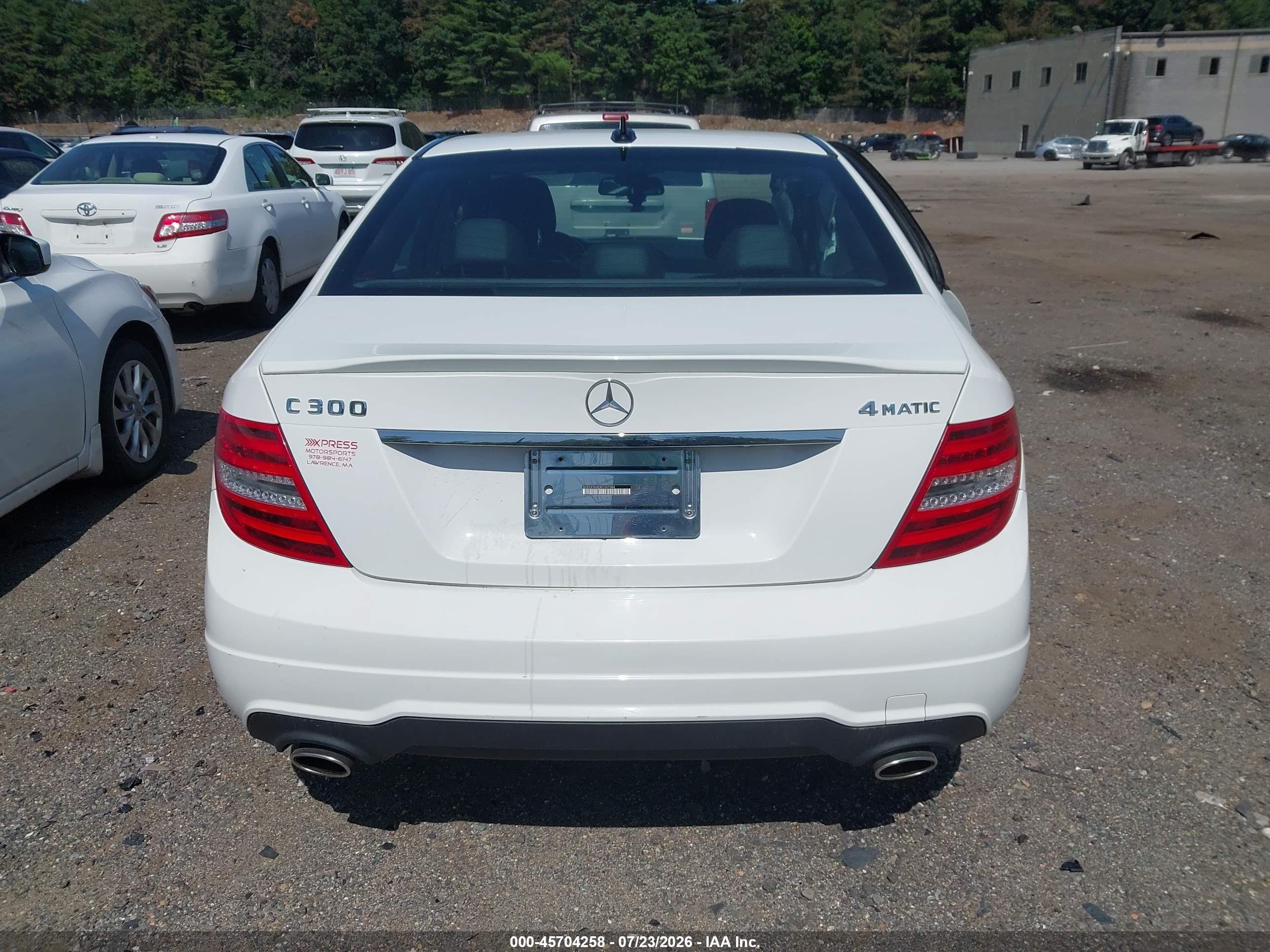 2014 MERCEDES-BENZ C 300 SPORT 4MATIC