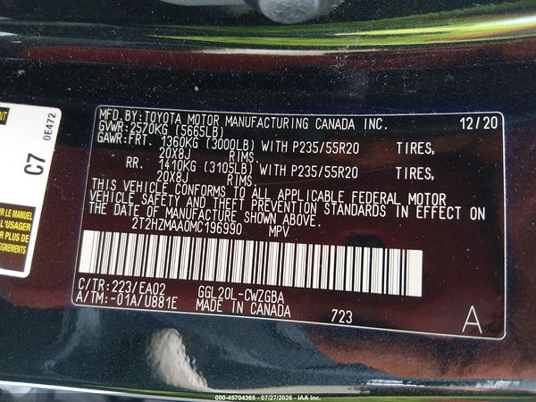 2021 LEXUS RX 350 350 Premium