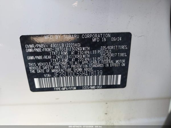 2025 SUBARU FORESTER PREMIUM