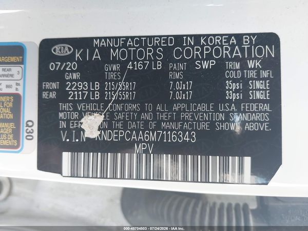 2021 KIA SELTOS LX