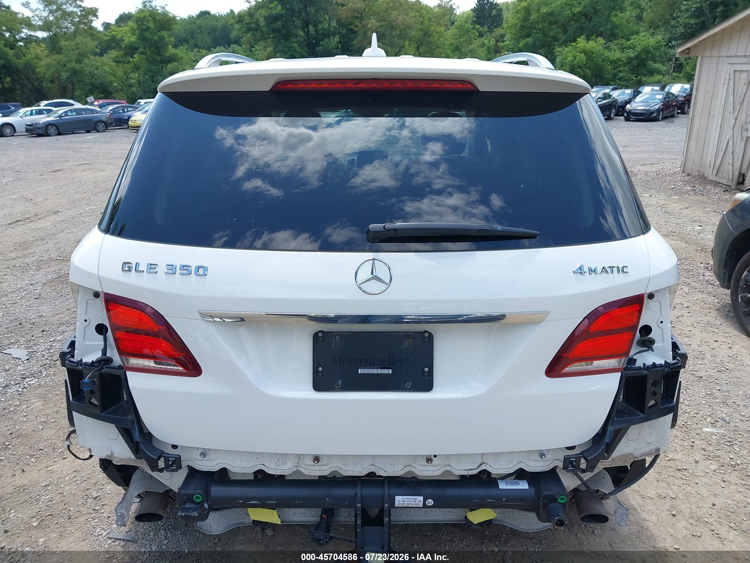 2016 MERCEDES-BENZ GLE 350 4MATIC