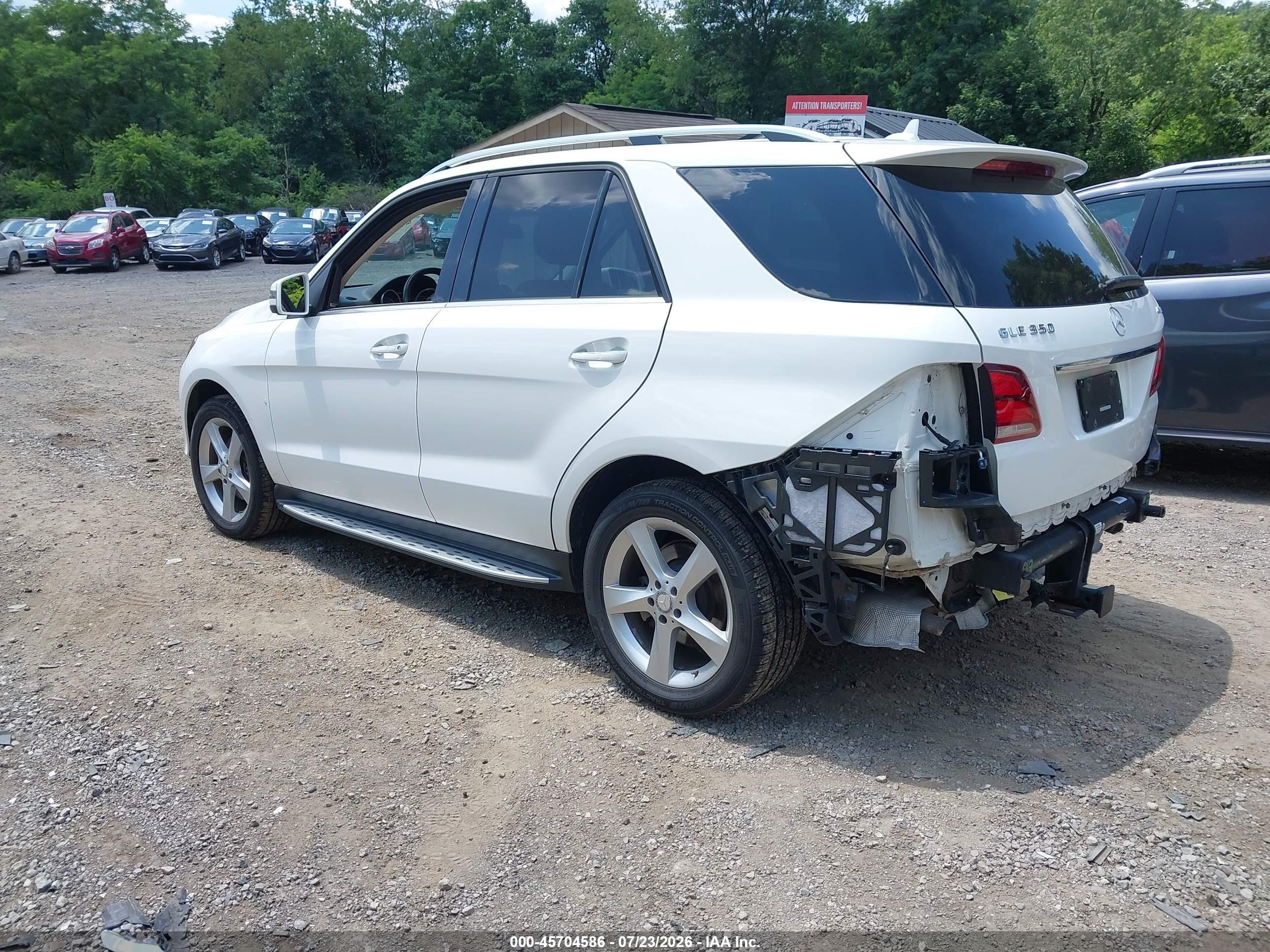 2016 MERCEDES-BENZ GLE 350 4MATIC