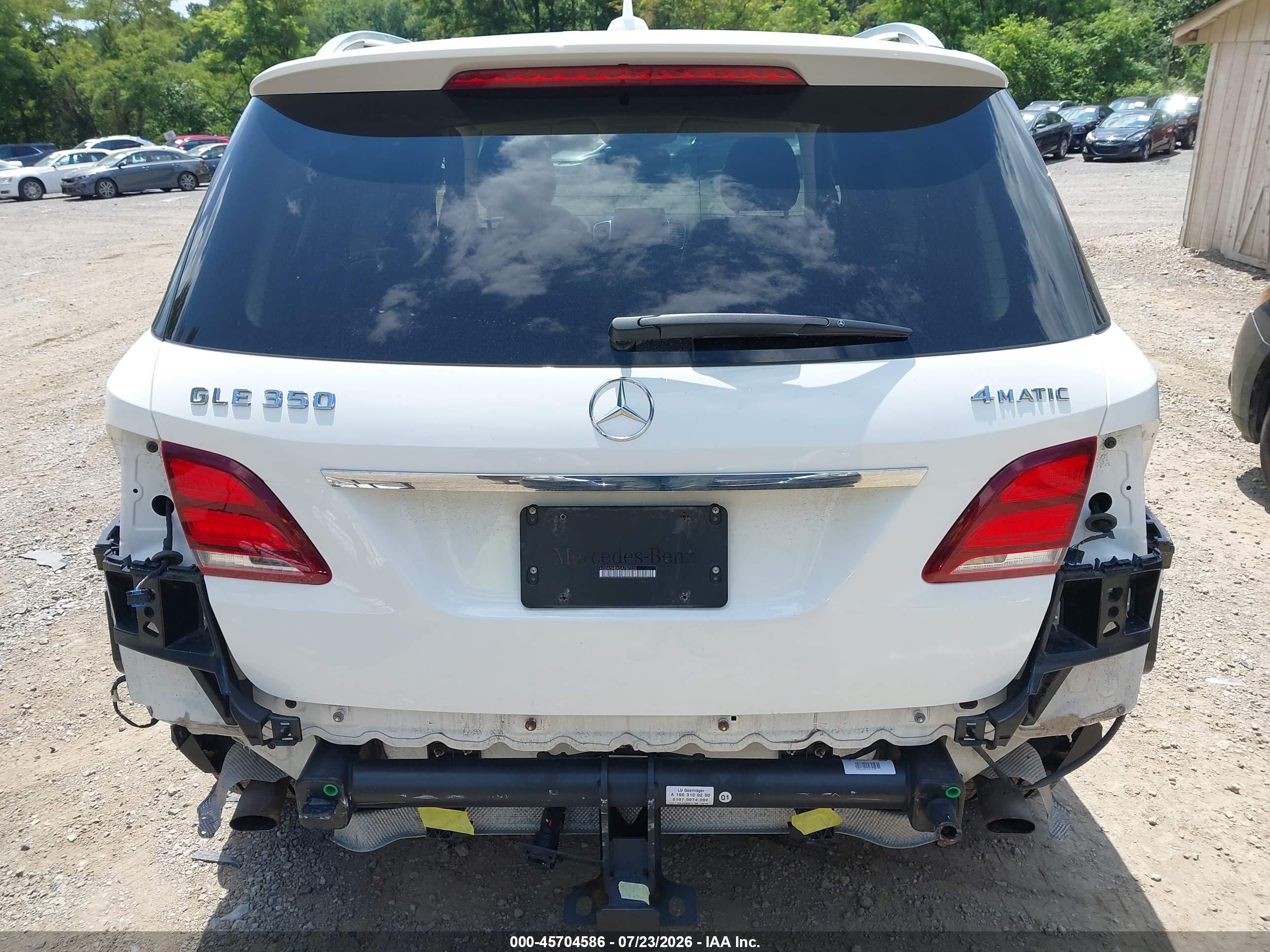 2016 MERCEDES-BENZ GLE 350 4MATIC
