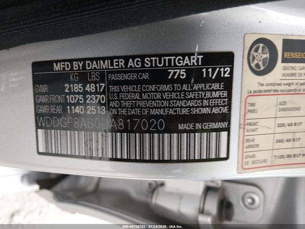 2013 MERCEDES-BENZ C 300 SPORT 4MATIC