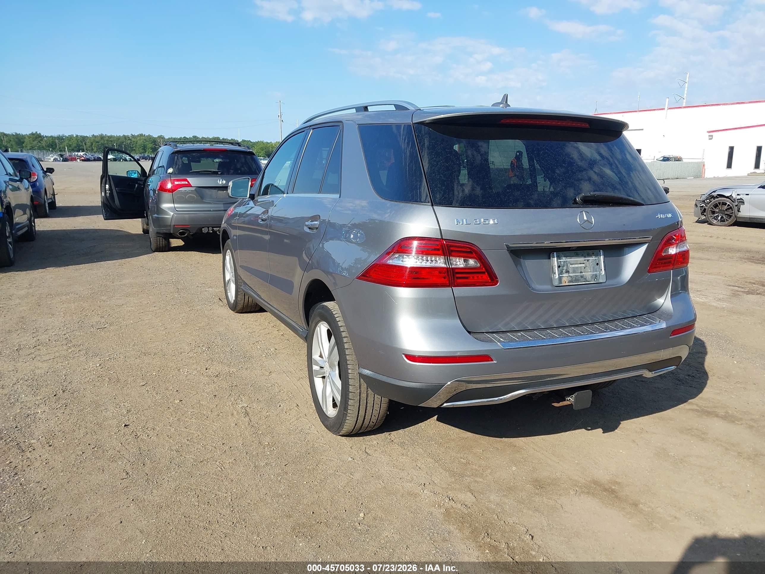 2012 MERCEDES-BENZ ML 350 ML350 4-MATIC