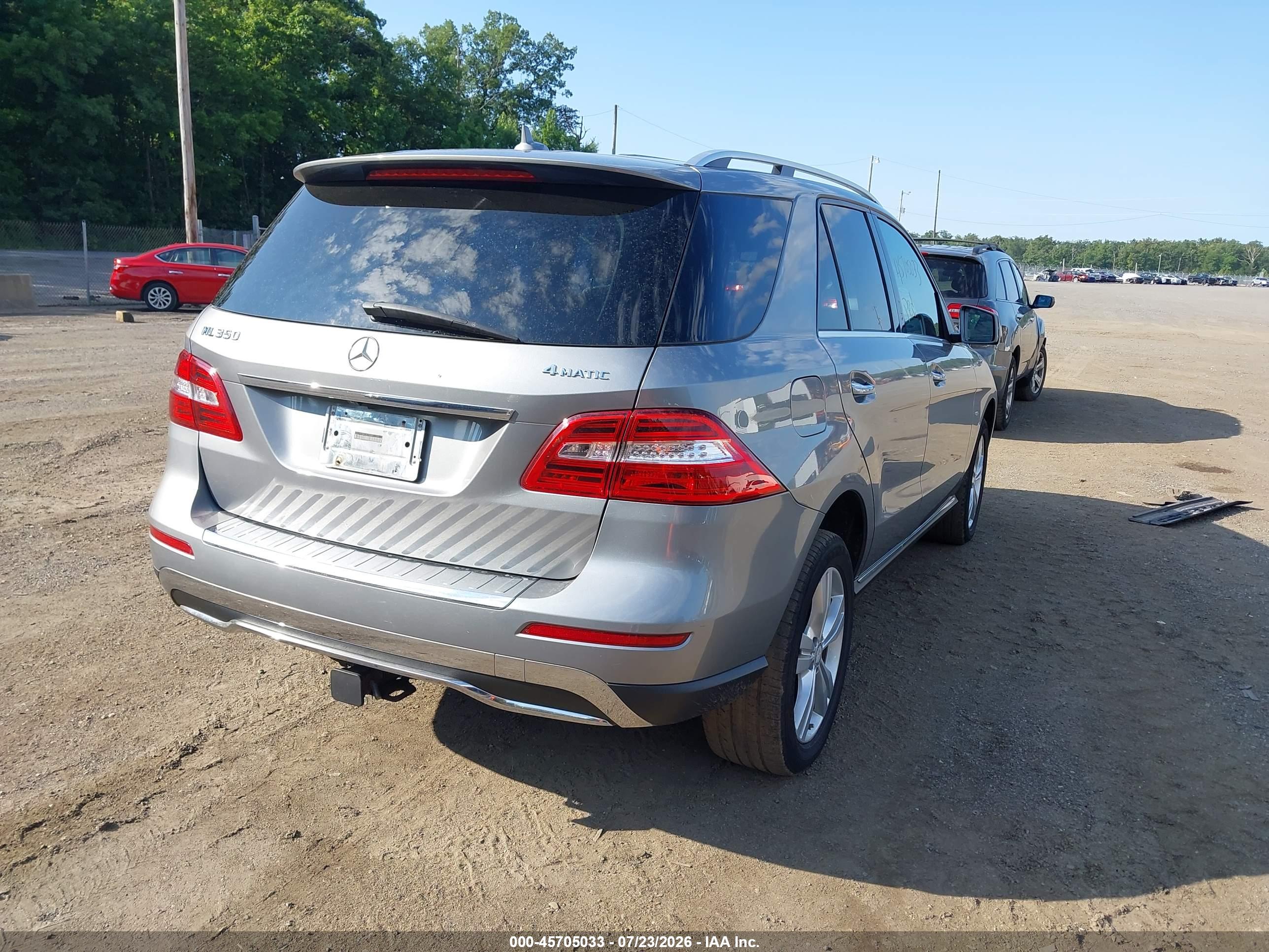 2012 MERCEDES-BENZ ML 350 ML350 4-MATIC