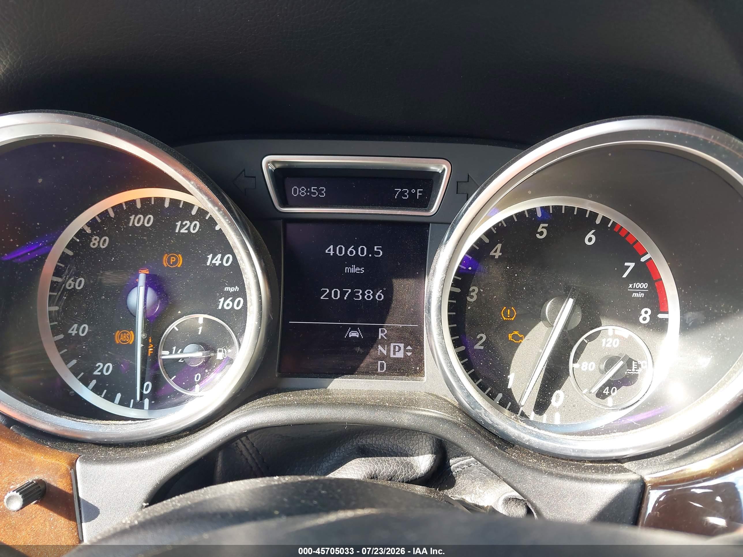 2012 MERCEDES-BENZ ML 350 ML350 4-MATIC