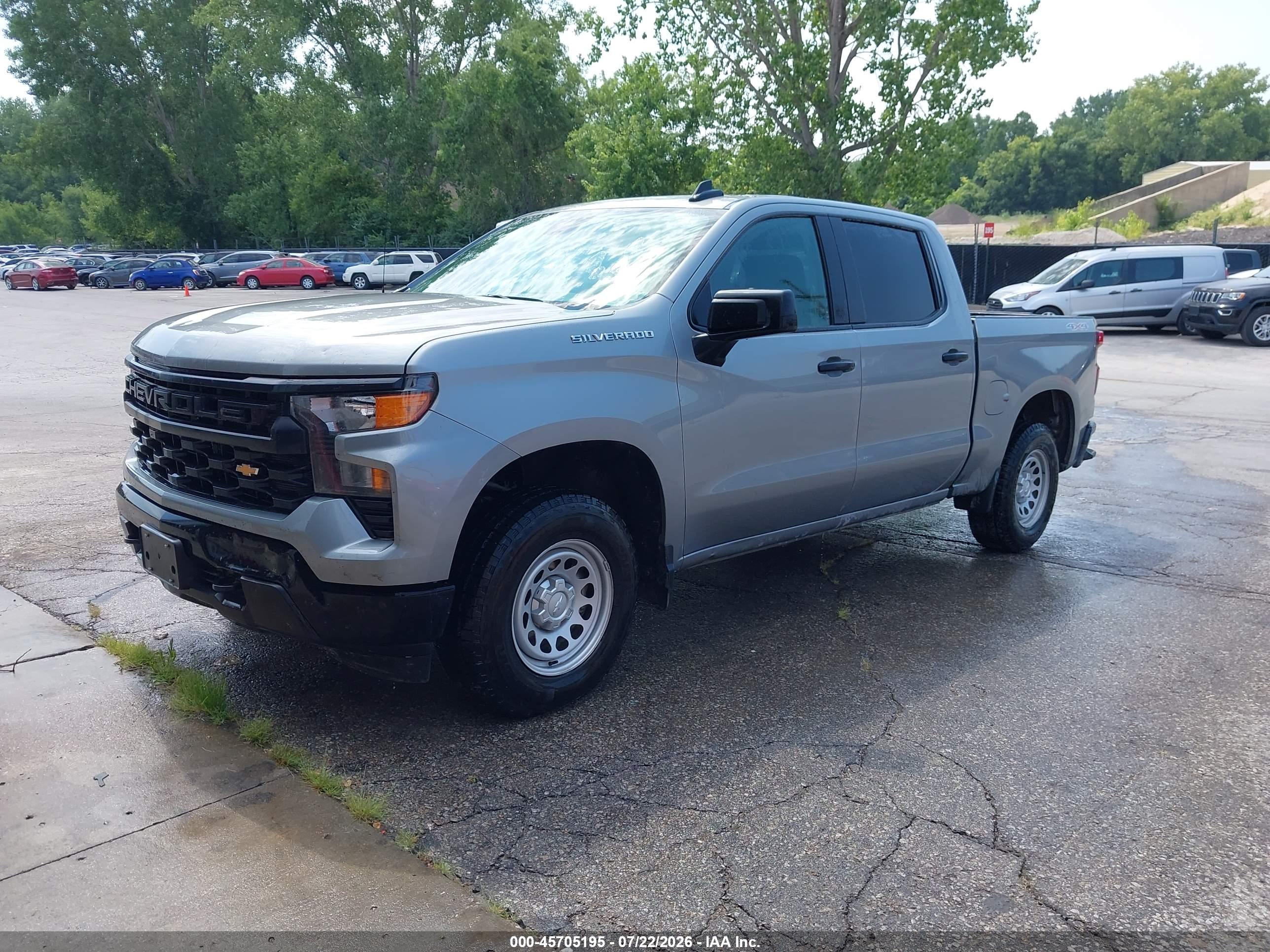 2023 CHEVROLET SILVERADO 1500 4WD  SHORT BED WT — I2