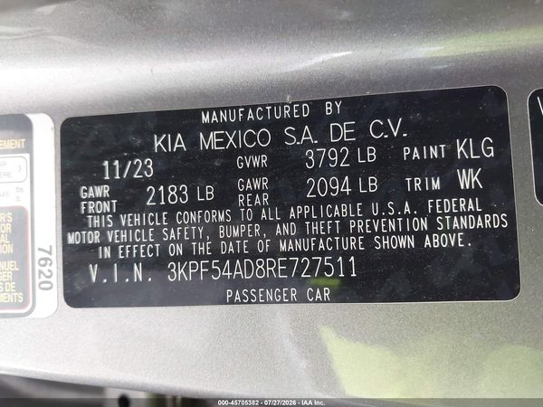 2024 KIA FORTE GT-LINE
