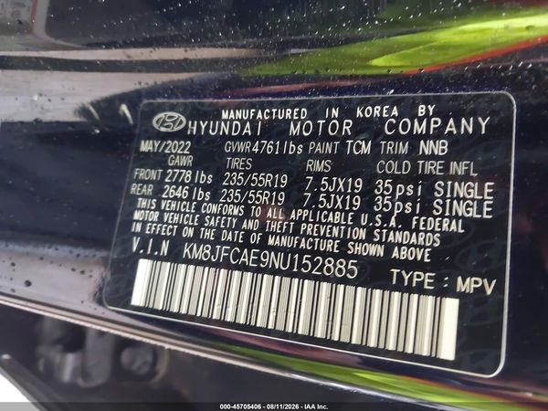 2022 HYUNDAI TUCSON XRT