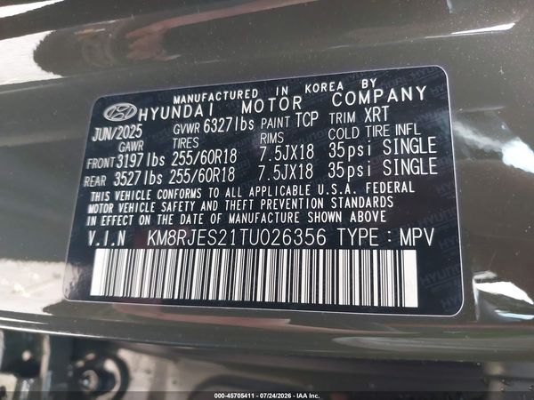 2026 HYUNDAI PALISADE XRT PRO