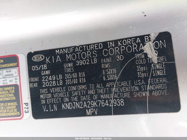 2019 KIA SOUL Base