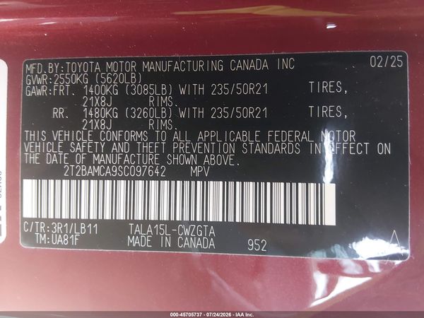 2025 LEXUS RX 350 PREMIUM PLUS